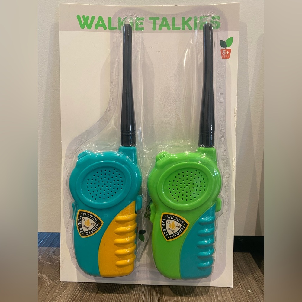 Walkie talkie SETS. I am selling packages of FOUR Walkie talkies. Target!